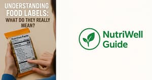 A close-up of a person reading a food label on a packaged product to understand nutrition facts and ingredients.