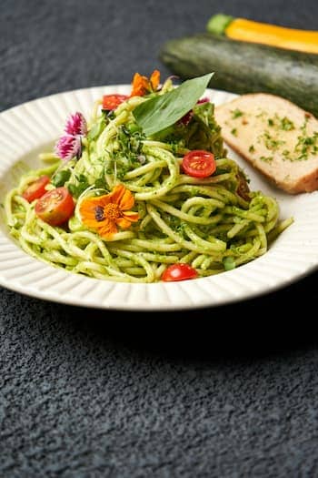 Zucchini Noodles with Pesto