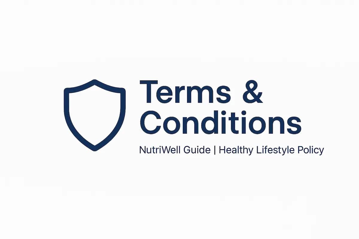 Terms and Conditions of NutriWell Guide